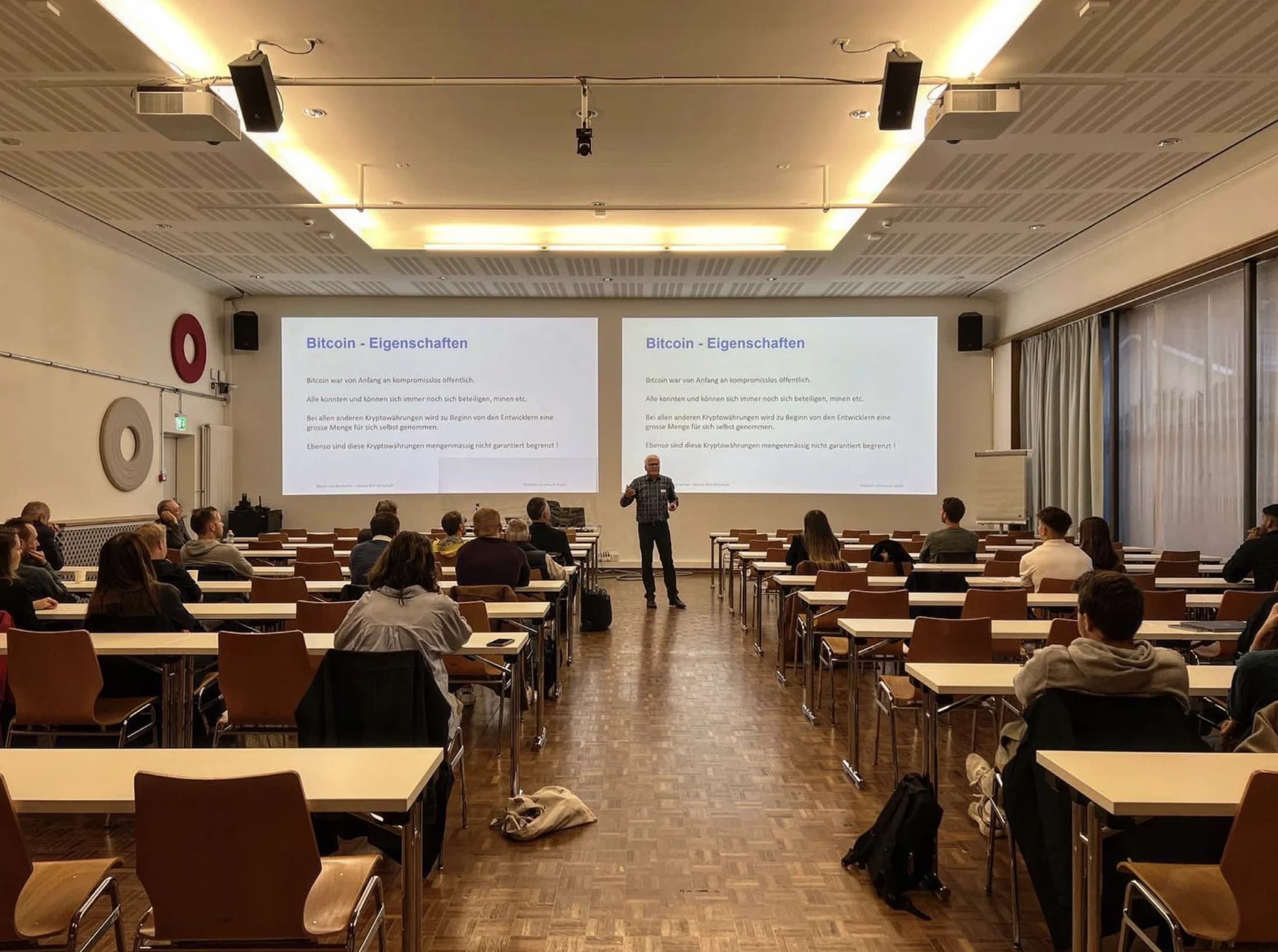 Bitcoin Seminar Präsenzunterricht